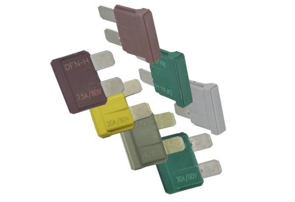 Os fusíveis automotivos da substituição do sopro rápido, DC80v conduziram Mini Blade Fuses