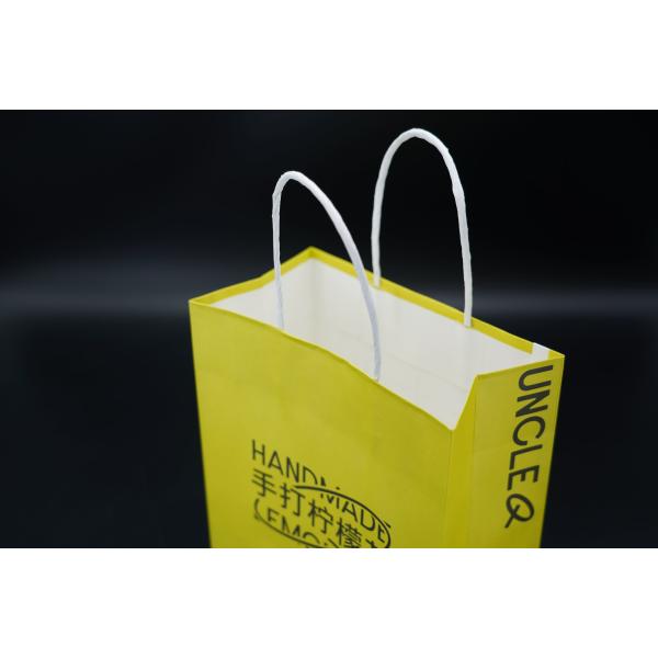 Premium Personalized Paper Bags Sturdy Custom Kraft Grocery Bags