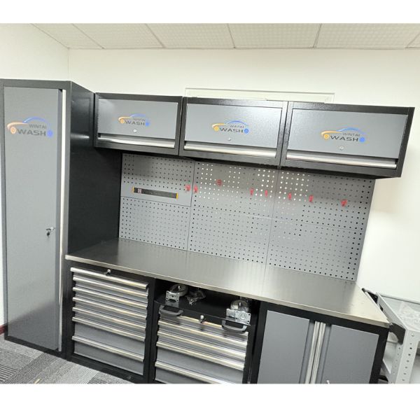 Garage Tool Cabinet Set for Car Repair Workshop Tools Storage Combo Made of 1.0mm Steel Strong and long lifetime