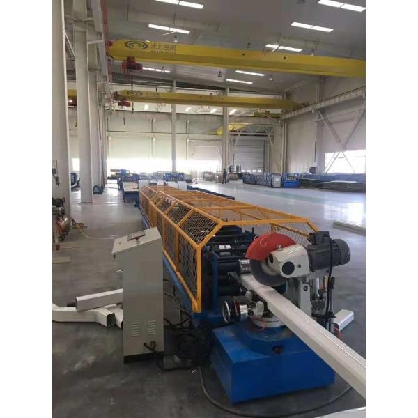 Computer Control Downspout Pipe Roll Forming Machine 8-12m / Min Working Speed