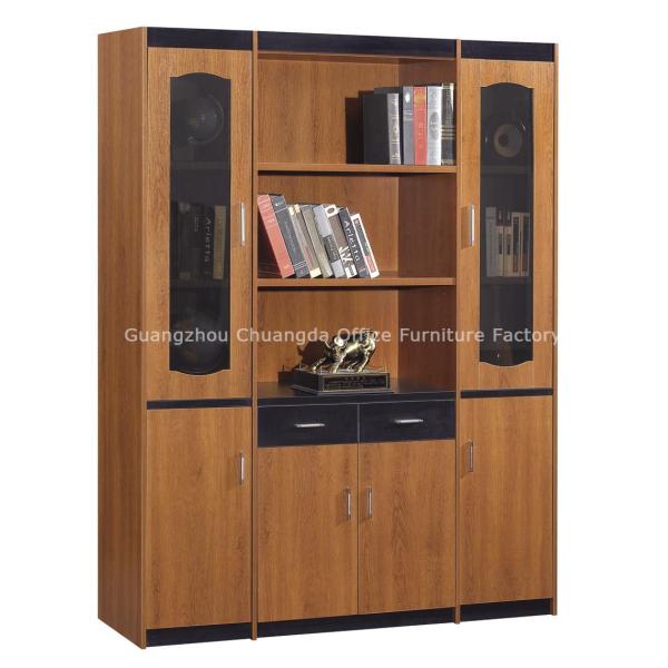 Melamine frame door Wooden Filing Cabinet CD-2210 with Aluminum arms