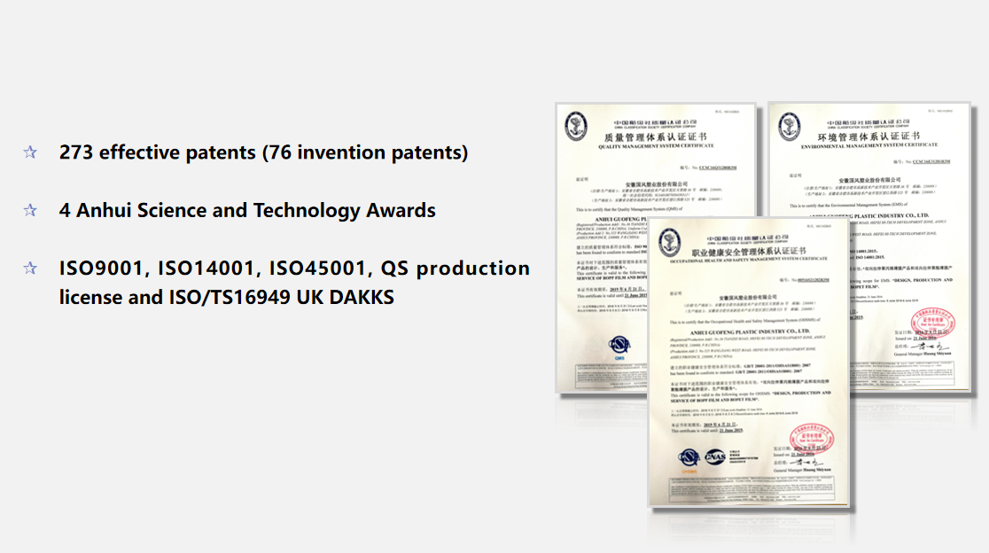 Customized Width And Thickness BOPP Heat Sealable Film Rolls