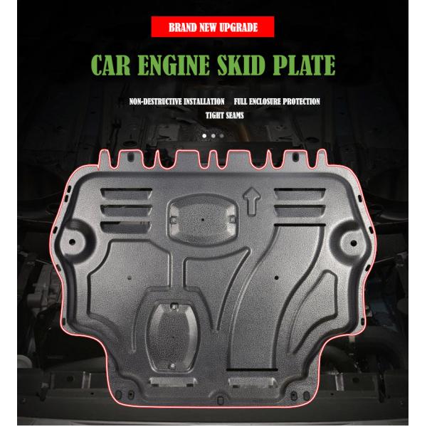 skid plate under front bumper guard Engine protector steel panel shield for Toyota