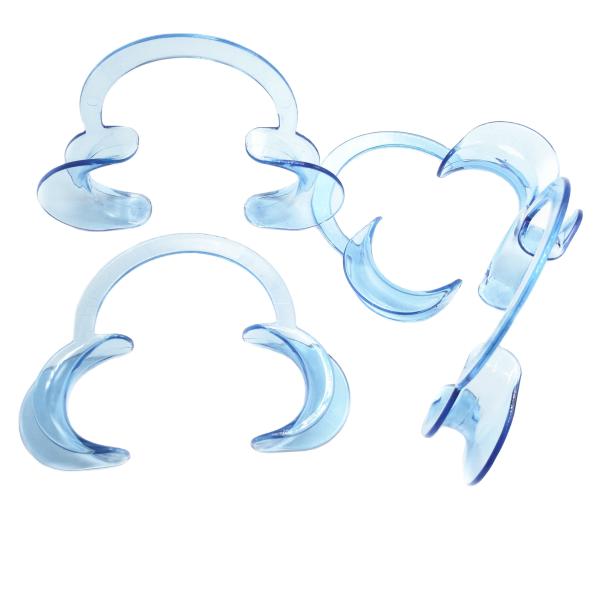 C Type Cheek Retractor Clear Blue Dental Orthodontic Tool