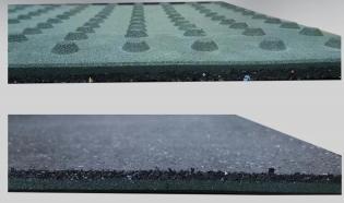 Tapis de sol tactile en caoutchouc Blindway de qualité supérieure, 60*100cm, couleur personnalisée