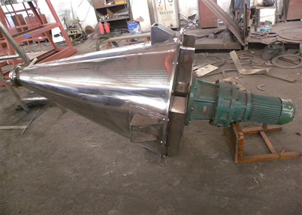 Industry Twin Spiral Double Screw Mixer For Fertilizer , Powder Blender Mixer Pharmacy