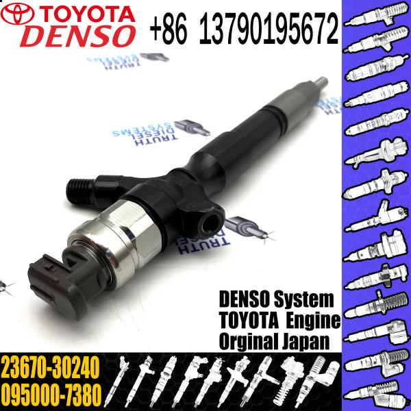 095000-7380 injetor comum do trilho do injetor de combustível de TOYOTA para Toyota HIACE HILUX 2.5D