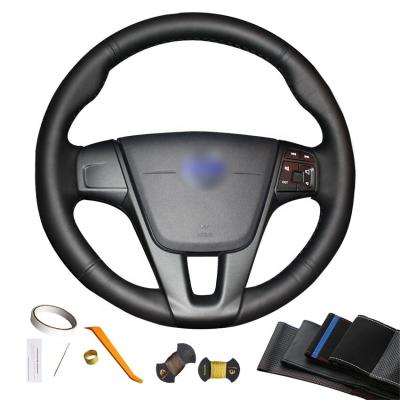 China Manufacturer Customized Hand Sewing Steering Wheel Cover for Volvo S60 for Volvo V40 for Volvo V60