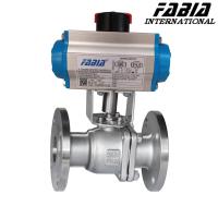 Valve à bille à double direction pneumatique à haute pression