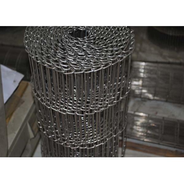 Stainless Steel Balanced Wire Mersh Conveyor Belt With Heat Resistance