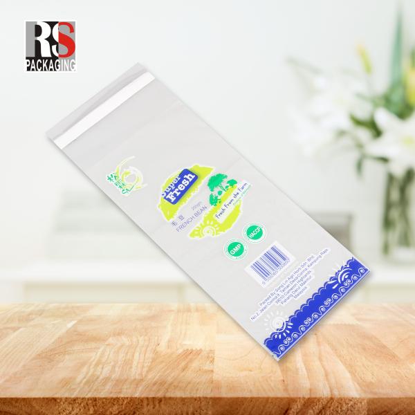 Прозрачные упаковочные пакеты для живых базилий и салата