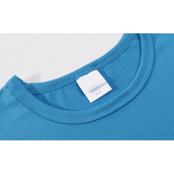 Round Collar Embroidered Casual T Shirts 150g 180g Slim Fit Pattern Printing