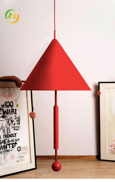 JYLIGHTING Design italiano Forma de guarda-chuva Pendente Luzes Roupas Lampshade Chapéu Azul Restaurante Decoração doméstica nórdica