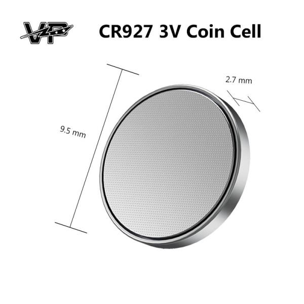Lithium Button Battery CR927 3V Coin Cell VP CR Series For Watch