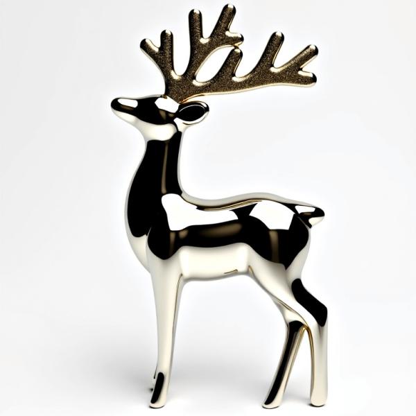 Bring Joy Elegance To Holiday Decor With Majestic Elegance Reindeer Ornament