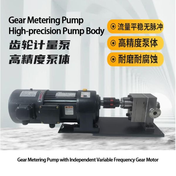 Staple Fiber Spinning Pump Gear Metering Pump for Polyurethane Foaming PUR Hot Melt Adhesive Coating