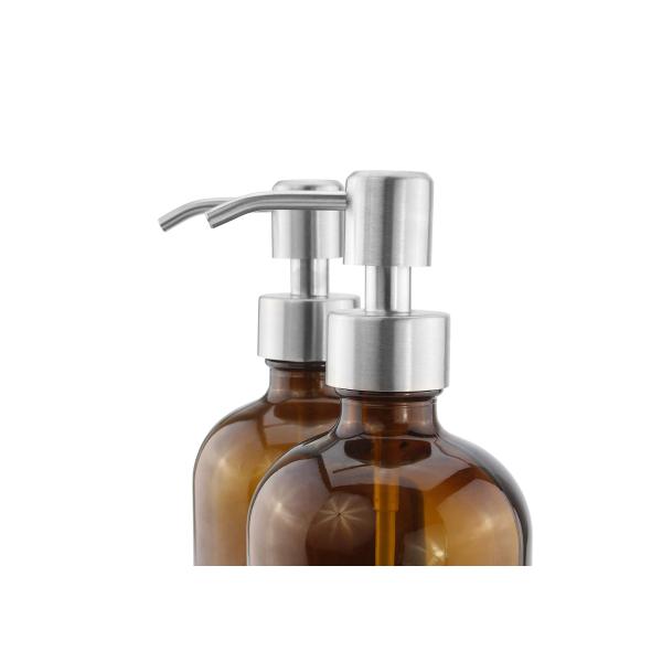 Круглая янтарная стеклянная косметика разливает химический устойчивый жизненный период по бутылкам длинной жизни