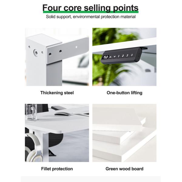 Регулируемый одиночный двигатель постоянного тока для электронной металлической мебели для дома и офиса