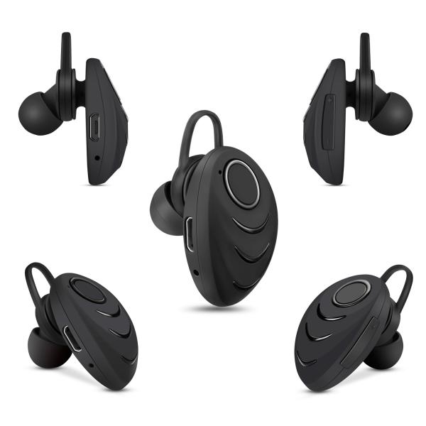 40mAh Single Bluetooth Earpiece 4 Hrs Playtime Hands Free Car Headphones