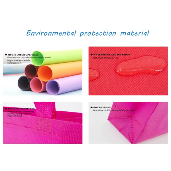 XYDAN BAG Bolsa De Compra Eco Custom Logo Non Woven Bag with Letter Pattern Type