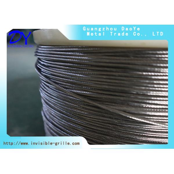 Bright Surface Stainless Steel Wire Featuring High Balcony Invisible Grille
