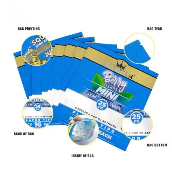 Цифровая печать 3.5g 7g 14g 28g Милярные сумки без запаха для детей