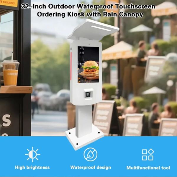 Nvidia Chipset 24 Outdoor Waterproof IP55 Self Service Payment Kiosk Quick Details of outdoor touch screen payment terminal