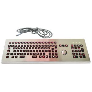 Waterproof and dustproof industrial computer keyboards are suitable for factory environments.
