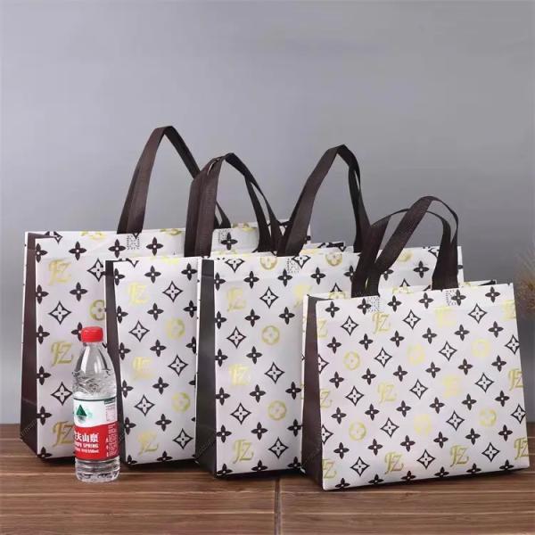 Tote shopping non woven bag wholesale custom personalized Grocery Bag wrapping waterproof logo pp non woven bag