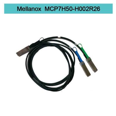 MCP7H50-H002R26 Mellanox Infiniband Cable 200Gb/S To 2x100Gb/S 2.0m