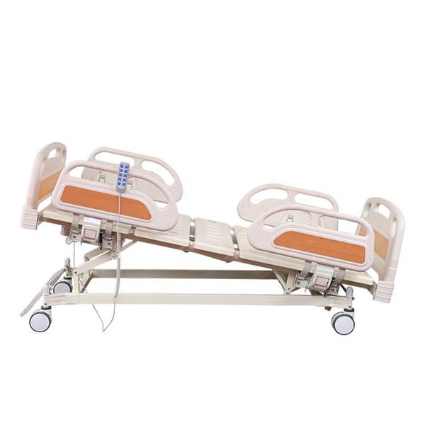 Home Patient Manual Lift Hospital Bed Anti Slip Multipurpose With Silent Pulley hospital bed with side rails