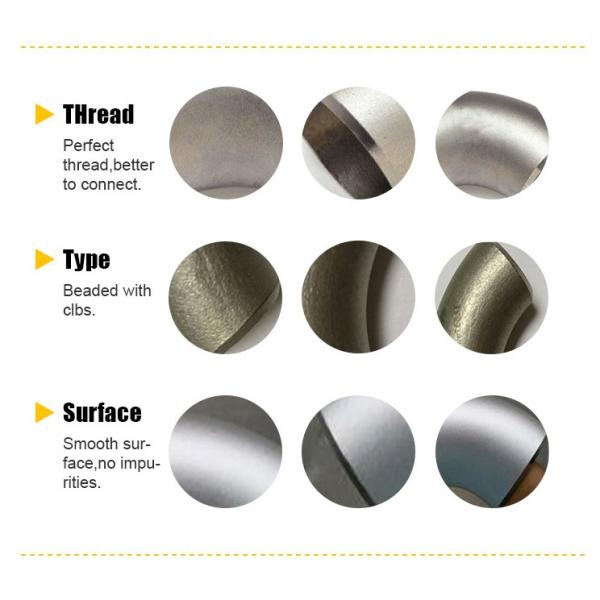 Stainless Steel Grade 304 NPT Male Thread 300lbs 90 Degree Elbow