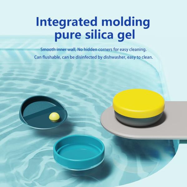 Yellow Training Infant Feeding Bowl 450ML Infant Suction Bowls For Baby