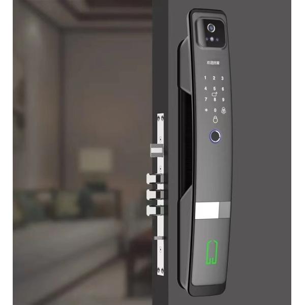 6068 Mortise Tuya APP Пароль Карта Отпечатки пальцев Электронный дверной замок с