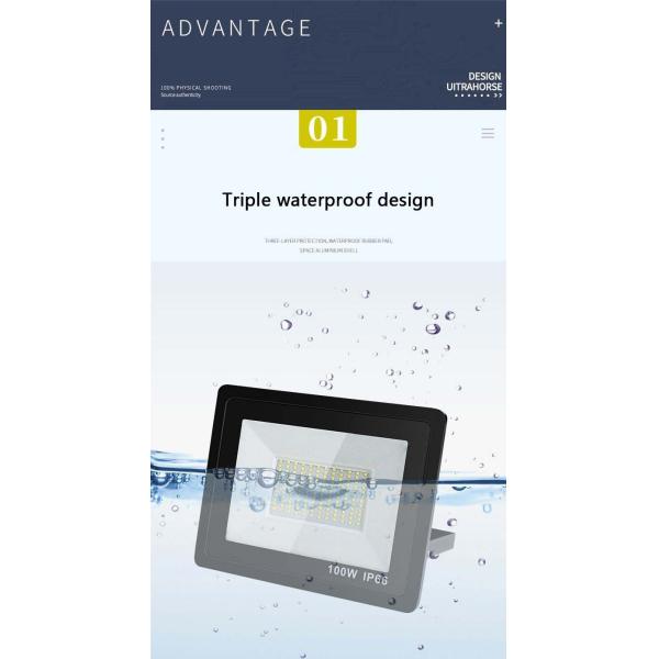 LED Floodlight 220V 10W 20W 30W 40W 50W 100W 200W 300W 400W Waterproof Advertising Light