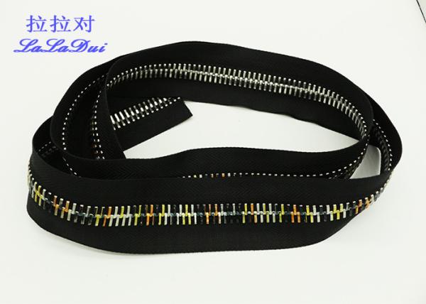 Close End Large Gold Zipper 9607110000 , Antique Brass Extra Wide Zippers Polyester Tape