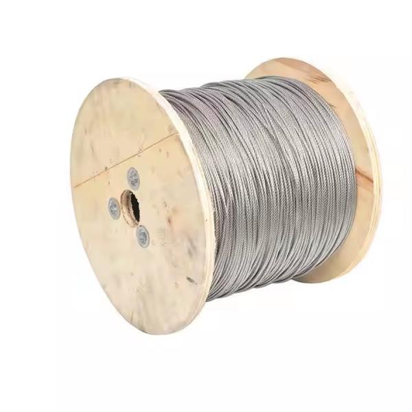 12mm Stainless Steel Cable Hangingwire Wire Steel Rope Non-Alloy SS304 3mm 7X7 With Other Processing Service