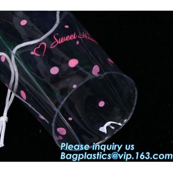 promotion organza printed mini Handbag 100% biodegradable PVC Plastic Candy packaging gift Bag, promotional or advertisi