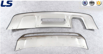 Stainless Steel Front/Rear Bumper Protector for Audi Q3 2013+