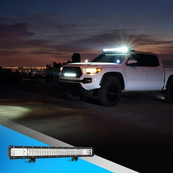 20160 Lumen Vehicle LED Light Bar , 3 Row LED Light Bar 20 Inch Power Saving