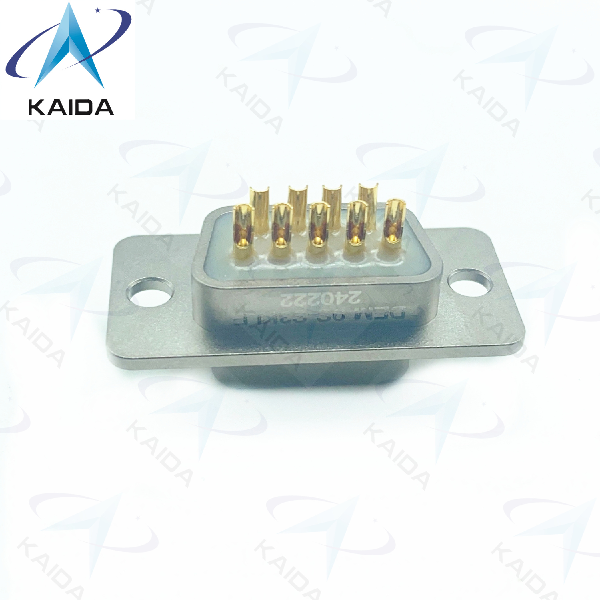 500V MIL-DTL-83513 Алюминиевый Micro D приемник соединитель 500 циклов спаривания Контакты медного сплава.