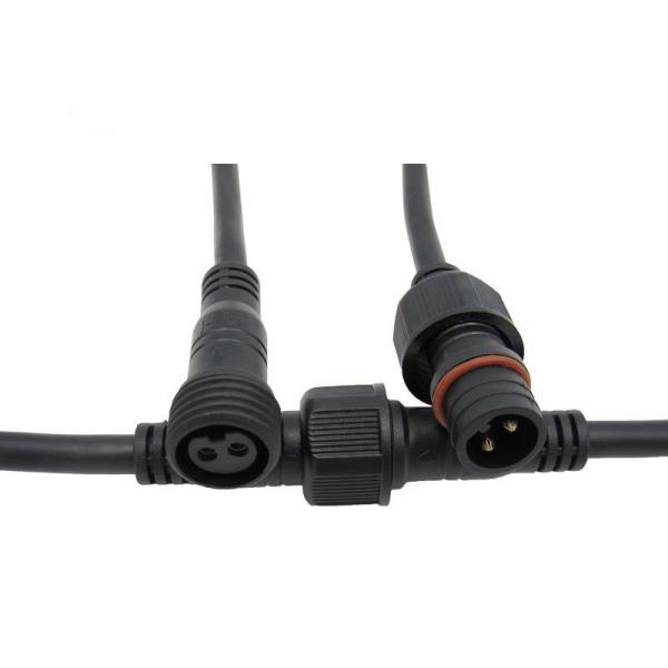 PVC IP65 Waterproof Wire Harness  Male To Female Connector For Street Light