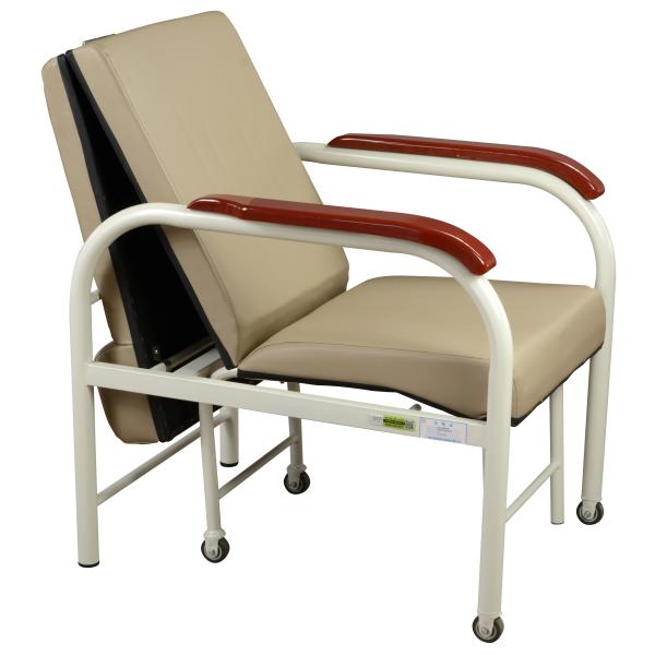 Accompanying Multifunctional 1850MM Hospital Folding Chair Bed