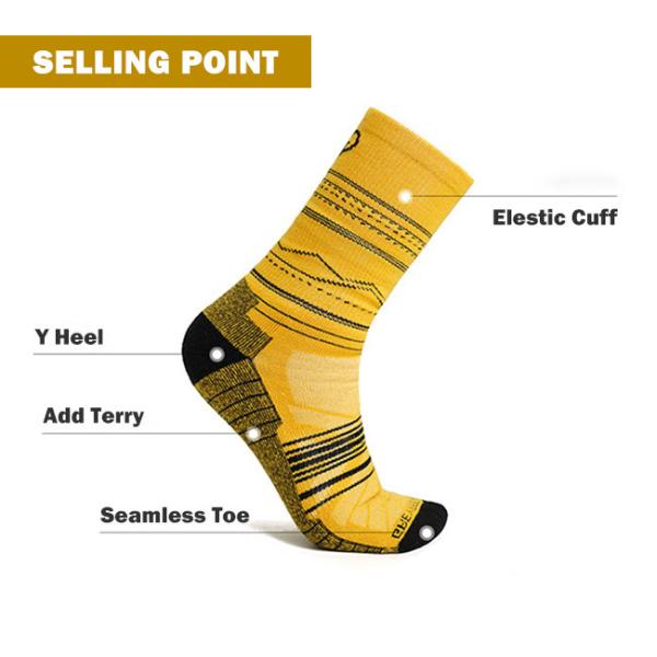 Des chaussettes thermiques en laine épaisse et respirantes pour l'extérieur chaussettes chaudes pour l'hiver