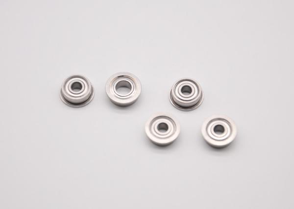 Super Precision Miniature Deep Groove Ball Bearings MF74ZZ Size 4*7*2.5mm Flange Type