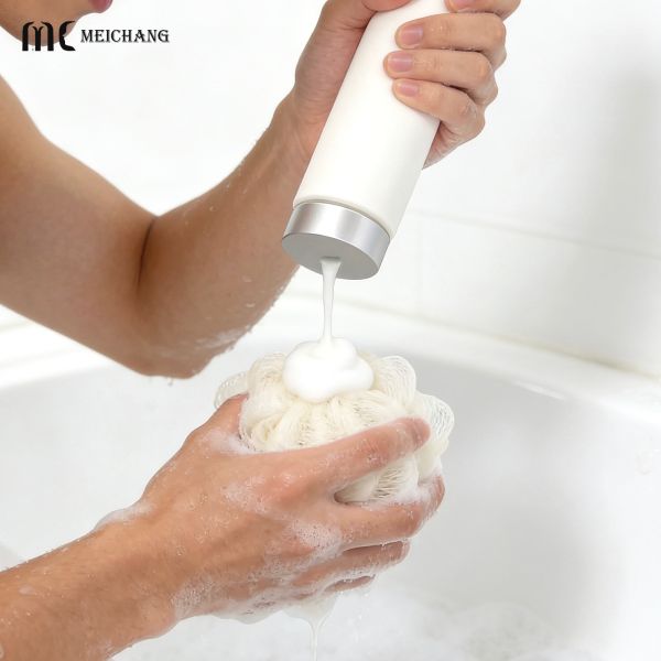 150ml 280ml Large Capacity Leak-Proof PE Rotary Pump Bottle for Shower Gel and Body Lotion