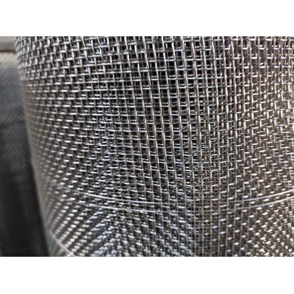 2m Width 10mesh 304 Stainless Steel Woven Wire Mesh 2.5mm Openning Selvage Edge