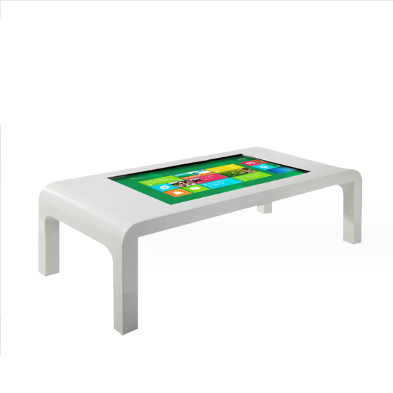 MJK 43 Smart Android/Windows FHD LCD Coffee Table with 10-Point Touch Screen Multi-User Education for Kids Floor Stand