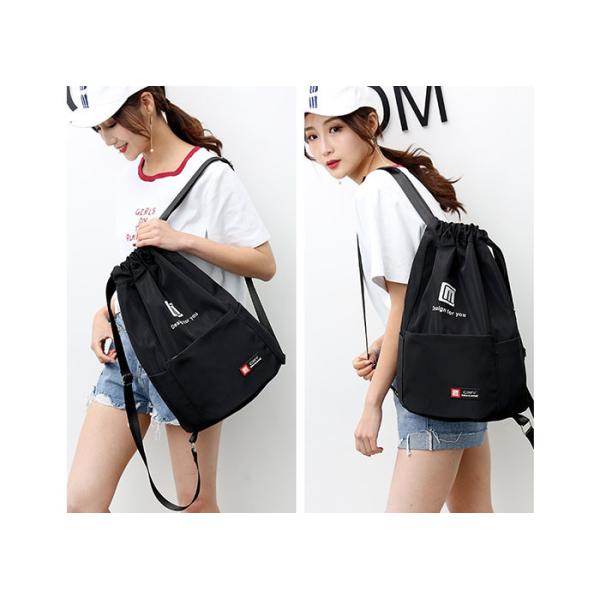Large Sports Backpacks Nylon Material Lightweight With Front Zipper Pocket