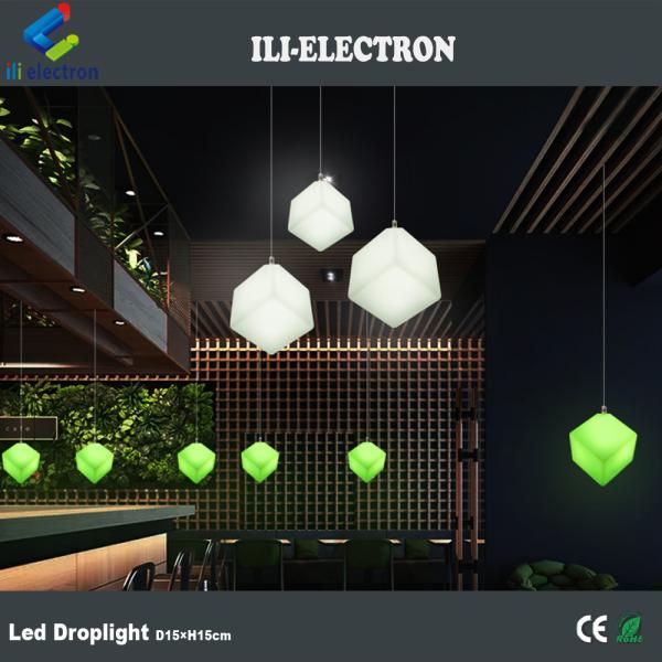 Remote Control Outdoor LED Cube Light  Pendant Light For Events & Parties Decoration